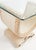Vivai del Sud Vintage Molded Pencil Reed Faux Marble Betty Cobonpue U Shaped Mid Century Modern Side Tables - A Pair For Sale - Image 4 of 6