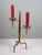 Metal Brutalist Sculptural Candleholder in Handcrafted Metal, 1960s For Sale - Image 7 of 14