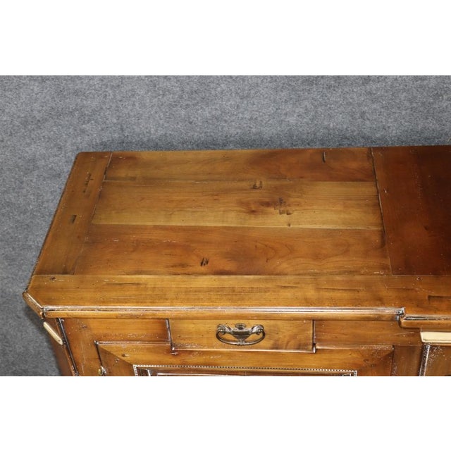 Wood 1960's French Directoire Style Brass Mounted Sideboard by Richelieu For Sale - Image 7 of 18