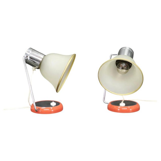 Czechoslovak Table Lamps from Drupol, 1960s, Set of 2 For Sale - Image 12 of 12