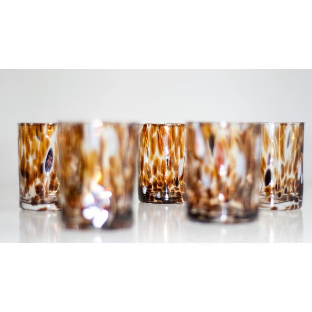 Cocktail Glasses by Iskra for Murano Verre, Set of 7 For Sale - Image 9 of 18