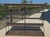 Modern Mercantile Display with Iron and wood elements. This can be used on top of a cabinet or alone.