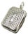 Sterling Silver Georgian Small Rectangular Vinaigrette For Sale
