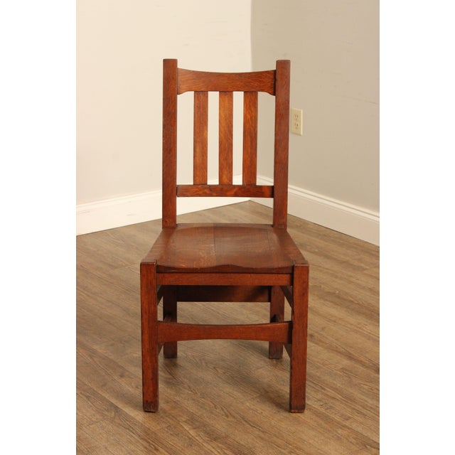 Stickley Brothers Quaint Furniture Mission Oak Side Chair Chairish