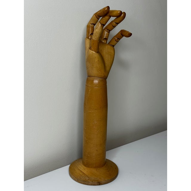 1920s British Antique Dents of Worcester Articulated Glove Model Advertising Retail Counter Prop Display Hand For Sale - Image 5 of 18