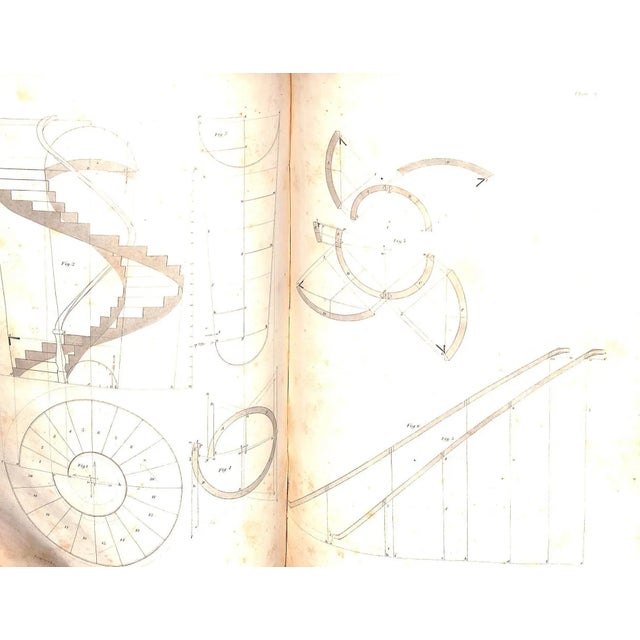 "The Modern Geometrical Stair-Builder's Guide" 1845 De Graff, Simon [Architect] For Sale - Image 11 of 13