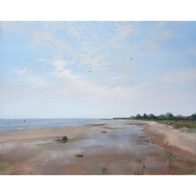 Seaside. 2021, oil on canvas, 40x50 cm janis zingitis (1973, latvian) "i like to observe nature, animals, birds,...