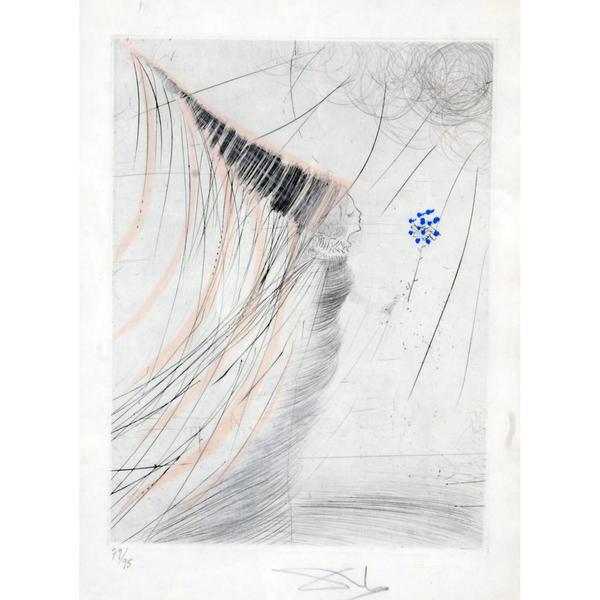 Salvador Dali, Les Amours de Cassandré, 1970s, Lithograph For Sale - Image 4 of 4