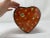 Vintage Kashmiri Heart Shaped Paper Mache Floral Decorated Box For Sale In Atlanta - Image 6 of 6