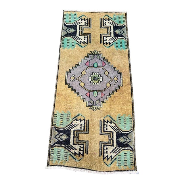 Turkish Yastik Rug 1'5" x 3'1" For Sale