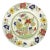Antique Mason’s Green Bible Pattern Dinner Plate With Green Edge 10.25” Hand Painted Decorative For Sale