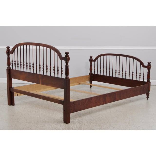 Cherry Queen or Full Size Spindle Bed For Sale - Image 15 of 15
