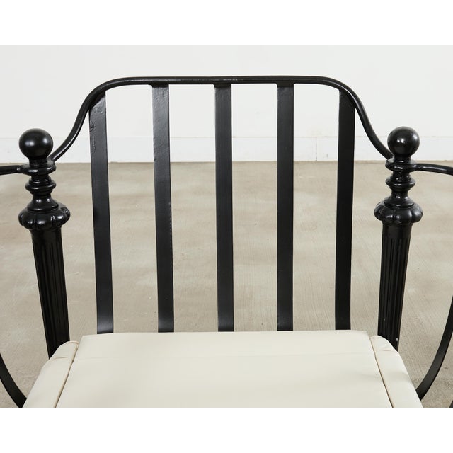 Pair of Michael Taylor Style Montecito Garden Chairs For Sale - Image 12 of 17