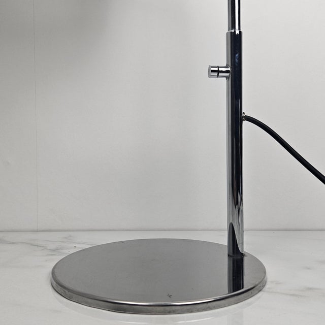 Table Lamp in Chrome and White Acrylic Diffuser, Italy, 1970s For Sale - Image 12 of 14