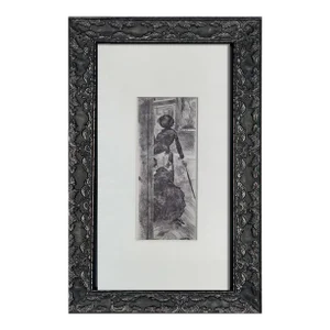 Edgar Degas Limited Edition Lithograph ~ "Au Louvre...Mary Cassatt"