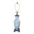 1960s Chinoiserie Rose Medallion Lamp For Sale