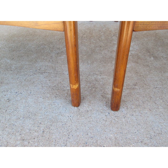 Mid 20th Century 2 Danish Modern Wooden Lounge Chairs For Sale - Image 14 of 14