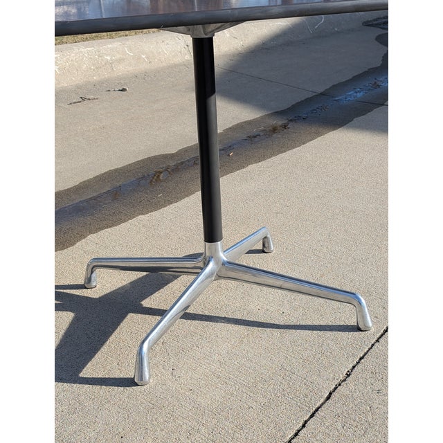 1970s Eames for Herman Miller Rosewood Segmented Base Table For Sale - Image 10 of 18