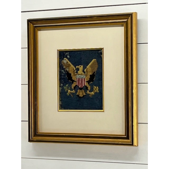 American American Eagle Needlepoint For Sale - Image 3 of 5