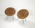 Mid-Century Modern Mid-Century Modern Wicker Armchairs by Design Italia, 1950s, Set of 2 For Sale - Image 3 of 18