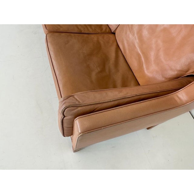 Leather 2292 Coupe Sofa by Børge Mogensen for Fredericia, 1960s For Sale - Image 9 of 16