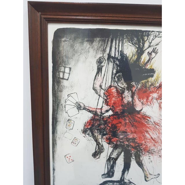 Lithograph, Johanna Bogadóttir "in the red dress" 1980s 2/60 Johanna Bogadóttir (known as Jóhanna Boga), a respected...