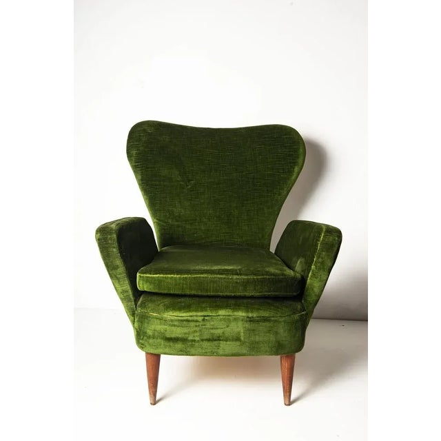 Green Italian Armchair by Emilio Sala & Giorgio Madini for Fratelli Galimberti, Cantù, 1950s For Sale - Image 8 of 8