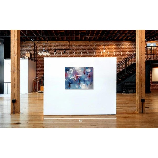 Abstract Daniel Ketelhut, "Floating Fragments in the Spaces Between" Original Oil on Panel, 2025 For Sale - Image 3 of 3