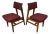 Vintage Gunlocke "23-C" Walnut Mid-Century Dining Chairs For Sale