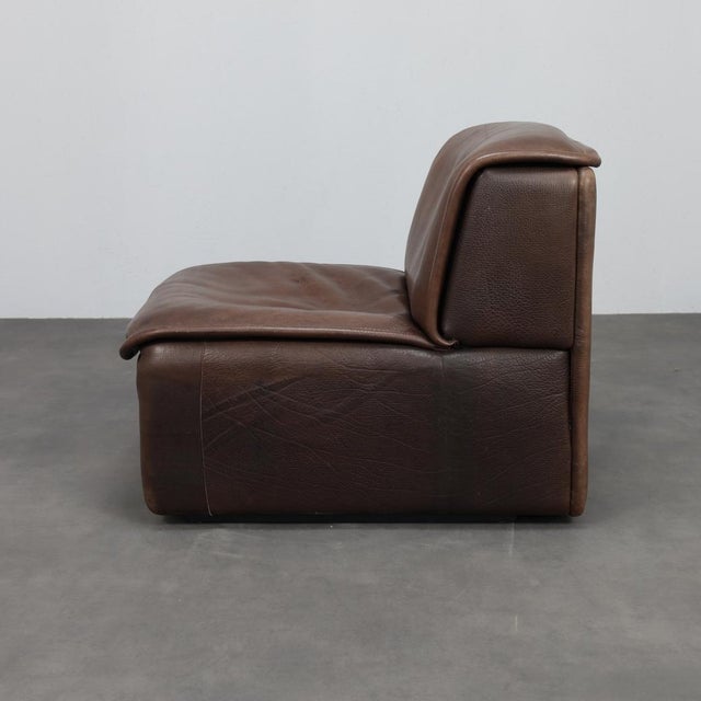Vintage DS-12 Modular Leather Sofa from de Sede, 1970s, Set of 5 For Sale - Image 6 of 11