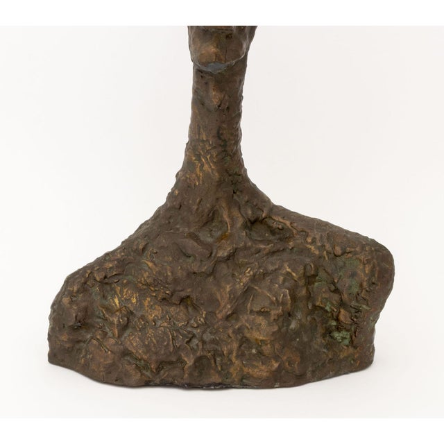 Abstract Philip and Kelvin LaVerne Male Figure Bronze Bust For Sale - Image 3 of 12