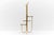 Mid-Century Modern Brass and Glass Étagère, Austria,1950s For Sale - Image 4 of 10