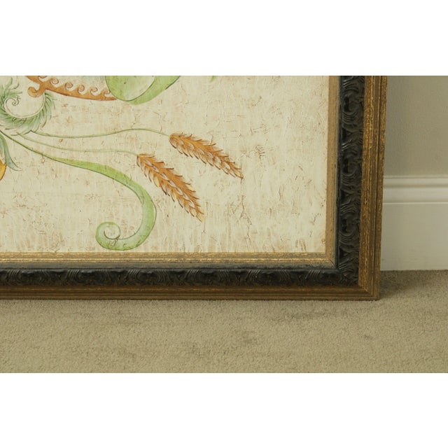 Paint Neoclassical Style Painting, Custom Framed For Sale - Image 7 of 13