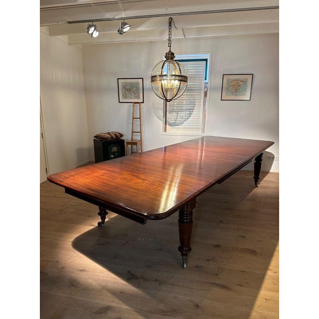 Large Antique Dining Table from Befos For Sale - Image 16 of 18