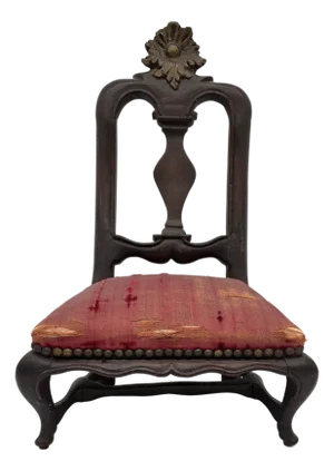 Antique Miniature Salesman Sample Baroque Queen Anne Side Chair