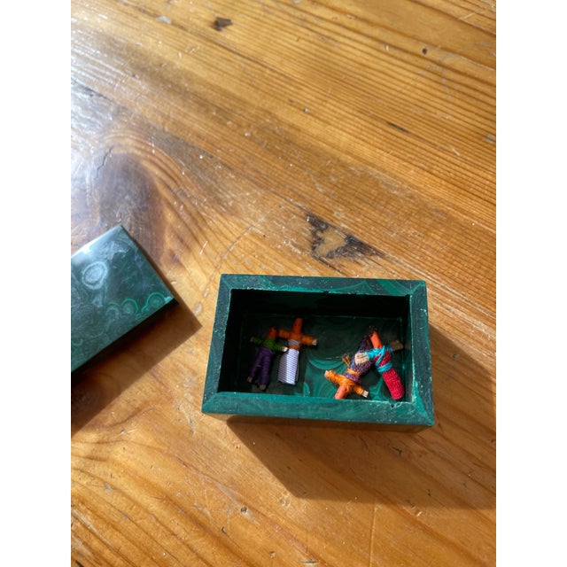 1940s 1940s Malachite Box For Sale - Image 5 of 6
