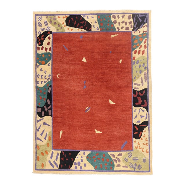 Vintage Tibetan Rug, 08'07 X 11'10 For Sale