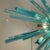 Aqua Green Trihedral Lamp For Sale - Image 5 of 7
