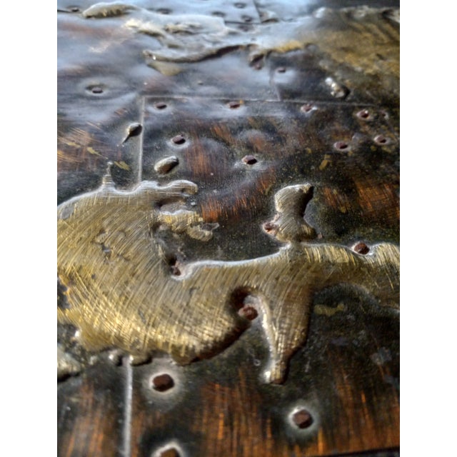 Gold 1970s Jewelry Treasure Chest For Sale - Image 8 of 12