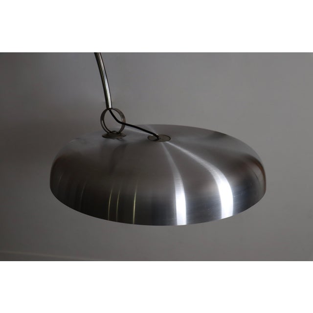 Rare ‘pr’ arc lamp designed by italian artist and designer pirro cuniberti for sirrah imola in 1970. better known for his...