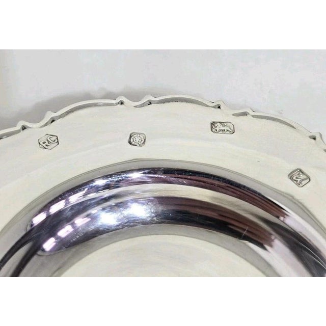 Sterling Silver Circular Trinket Dish from Carrs of Sheffield, 1994 For Sale - Image 15 of 18