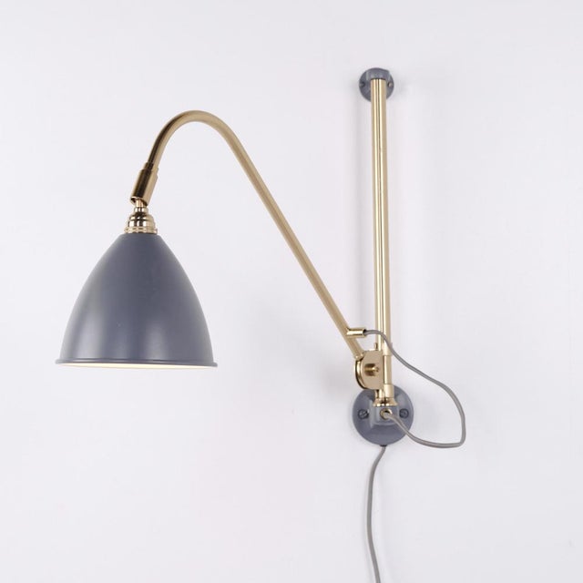 Bestlite BL6 Wall Lamp in Brass and Grey by Robert Dudley Best for Gubi For Sale - Image 3 of 12
