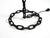 Brutalist Welded Black Chains Floor Lamp in the style of Franz West, 1970s For Sale - Image 9 of 13