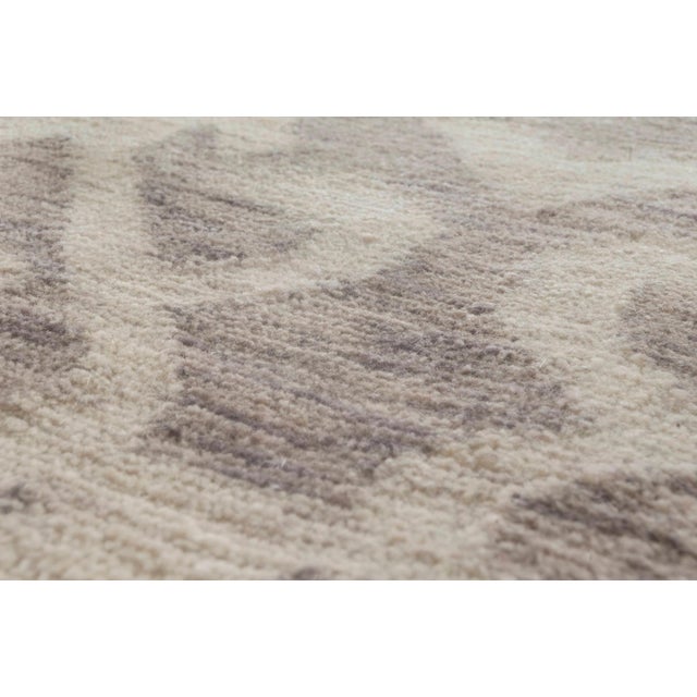 Modern Wool Runner with Geometric Lattice Design by Doris Leslie Blau For Sale - Image 4 of 7