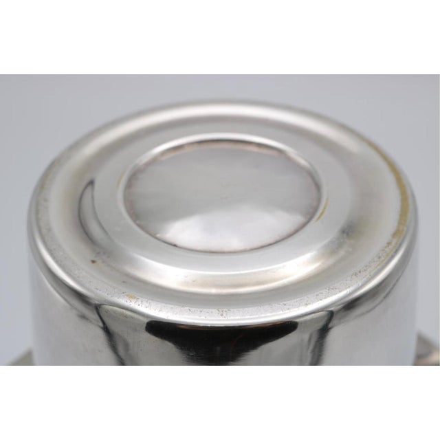 1950s WMF Silver Plate Modern Champagne Bucket Cooler Germany circa 1950 For Sale - Image 5 of 7