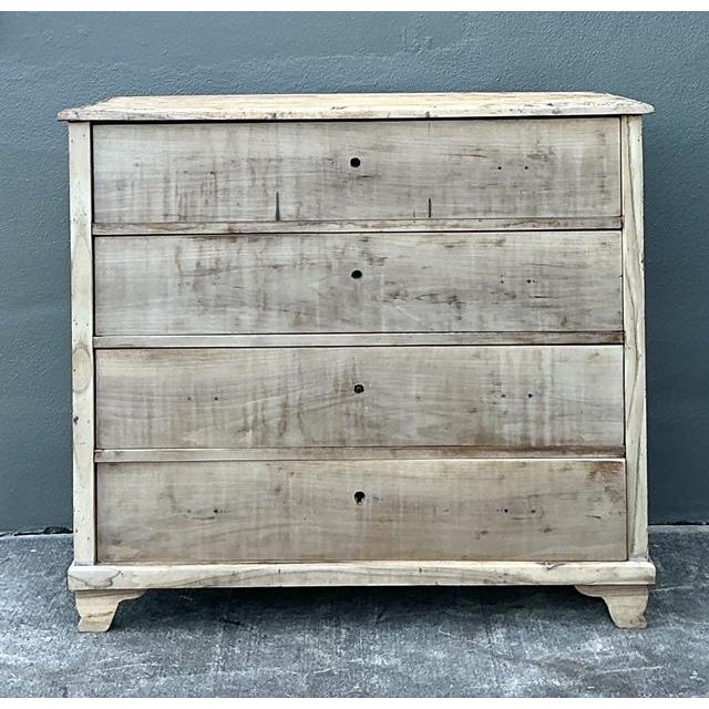 Vintage Bleached Biedermeier Chest of Drawers For Sale In West Palm - Image 6 of 12
