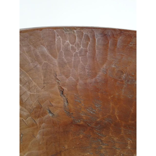Large Tribal African Coffe Table in Carved Wood with Legs For Sale - Image 6 of 18