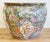 Rose Vintage Porcelain Mandarin Chinese Rose Fish Bowl Planter For Sale - Image 8 of 10