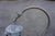 Metal 1920s Rustic Wrought Iron Hanging Lantern Floor Lamp For Sale - Image 7 of 8