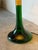 1960s Mid-Century Modern Green Glass Table Lamp With Le Klint Shade Danish For Sale In Los Angeles - Image 6 of 9